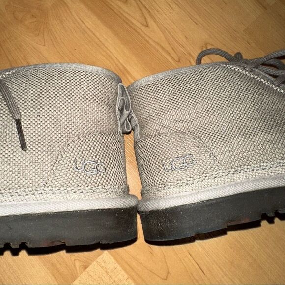 UGG M7 NEUMEL Tencel Fuzzy Gray Ankle Booties main image 4